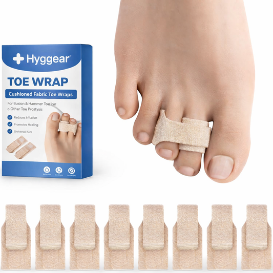 Hyggear Hammer Toe Straightener - Broken Toe Wraps - Hammer Toe Corrector for Women - Toe Splints for Crooked Toes, Curled Toes, Bent Toes - 57623457236